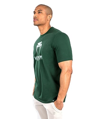 Venum Men's Classic T-Shirt - Dark Green/Turquoise