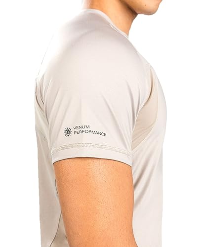 Venum Men's Standard G-Fit Air Dry Tech T-Shirt - Sand