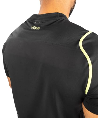 Venum Men's Standard T-Shirt - Black/Yellow