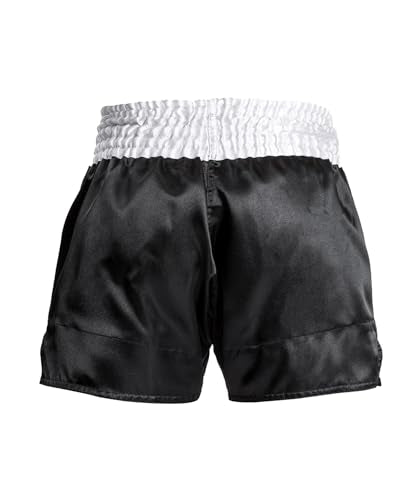 Venum Muay Thai Shorts Classic - Black/White/White