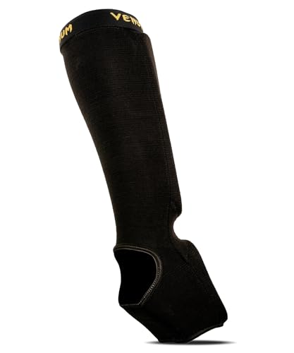 Venum Kontact Shin Guards - Black/Gold