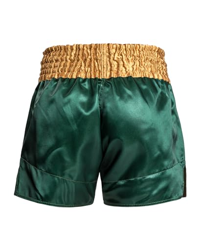 Venum Muay Thai Shorts Classic - Green/Gold/White