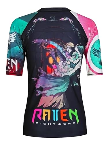 Raven Fightwear Women's The Candy BJJ Short Sleeve Rash Guard - Black