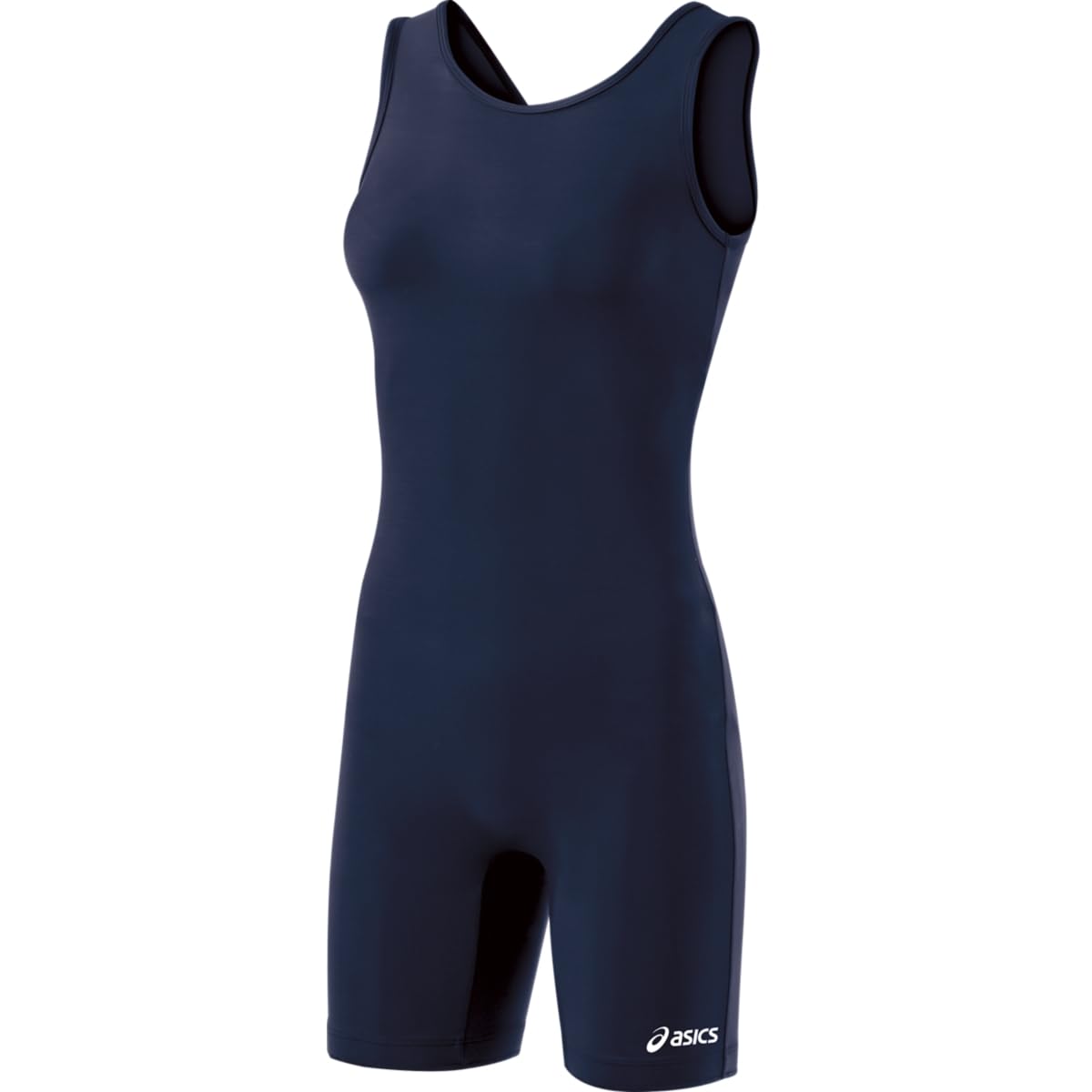 ASICS Women's Solid Modified Singlet - Navy