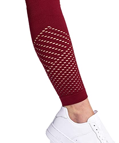 Venum Women's Standard Sparring Seamless Leggings - Burgundy