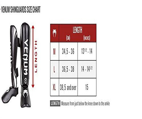 Venum Challenger Standup Shinguards, Black/Black, Large