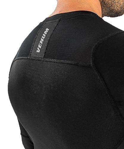 Venum Men's Standard G-Fit Air Long Sleeve Rashguard - Black