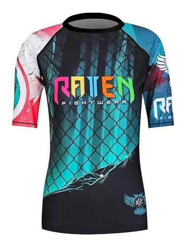 Raven Fightwear Women's The Candy BJJ Short Sleeve Rash Guard - Black