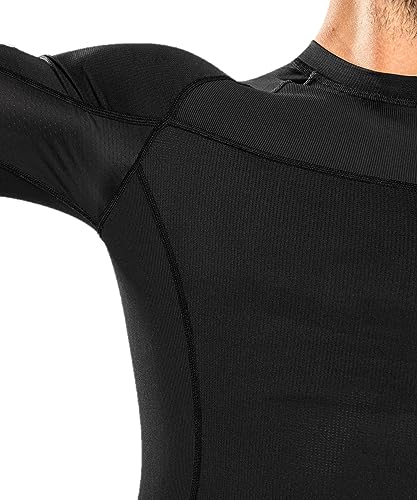 Venum Men's Standard G-Fit Air Long Sleeve Rashguard - Black