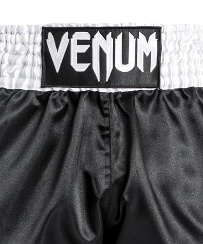 Venum Muay Thai Shorts Classic - Black/White/White