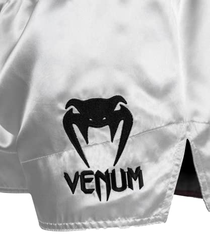 Venum Muay Thai Shorts Classic - Silver/Black