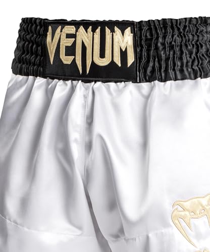 Venum Muay Thai Shorts Classic - White/Black Gold