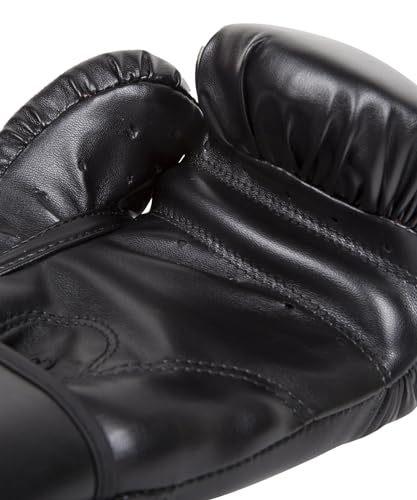 Venum Contender Boxing Gloves - Black/Black, 12 oz