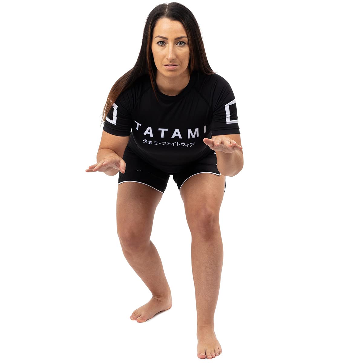 Tatami Fightwear Women's Katakana Short Sleeve Rashguard - Black