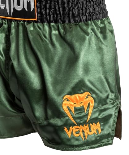 Venum Muay Thai Shorts Classic - Green/Black/Gold