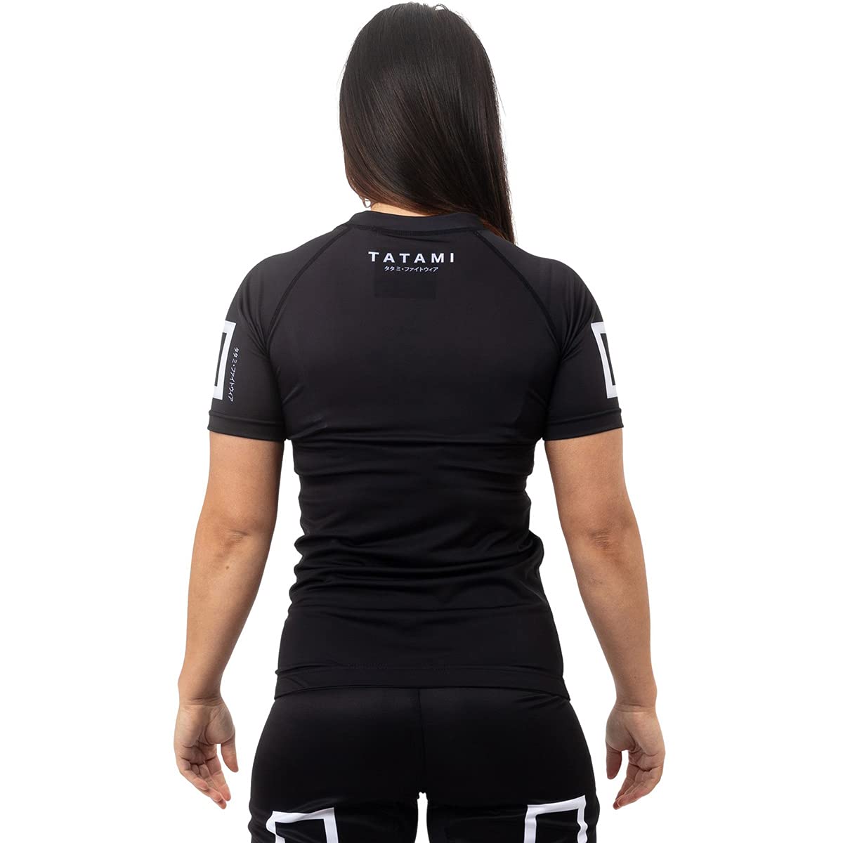 Tatami Fightwear Women's Katakana Short Sleeve Rashguard - Black