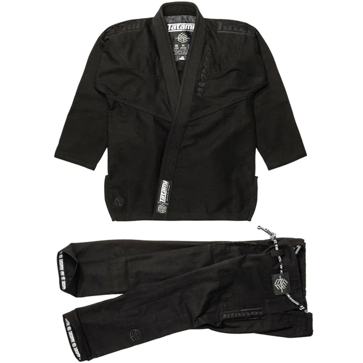 Tatami Fightwear Estilo Black Label BJJ Gi - Black/Black