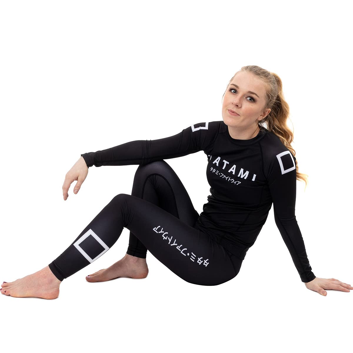 Tatami Fightwear Women's Katakana Long Sleeve Rashguard - Black