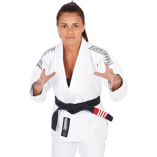 Tatami Fightwear Women's Estilo Black Label BJJ Gi - Gray/White