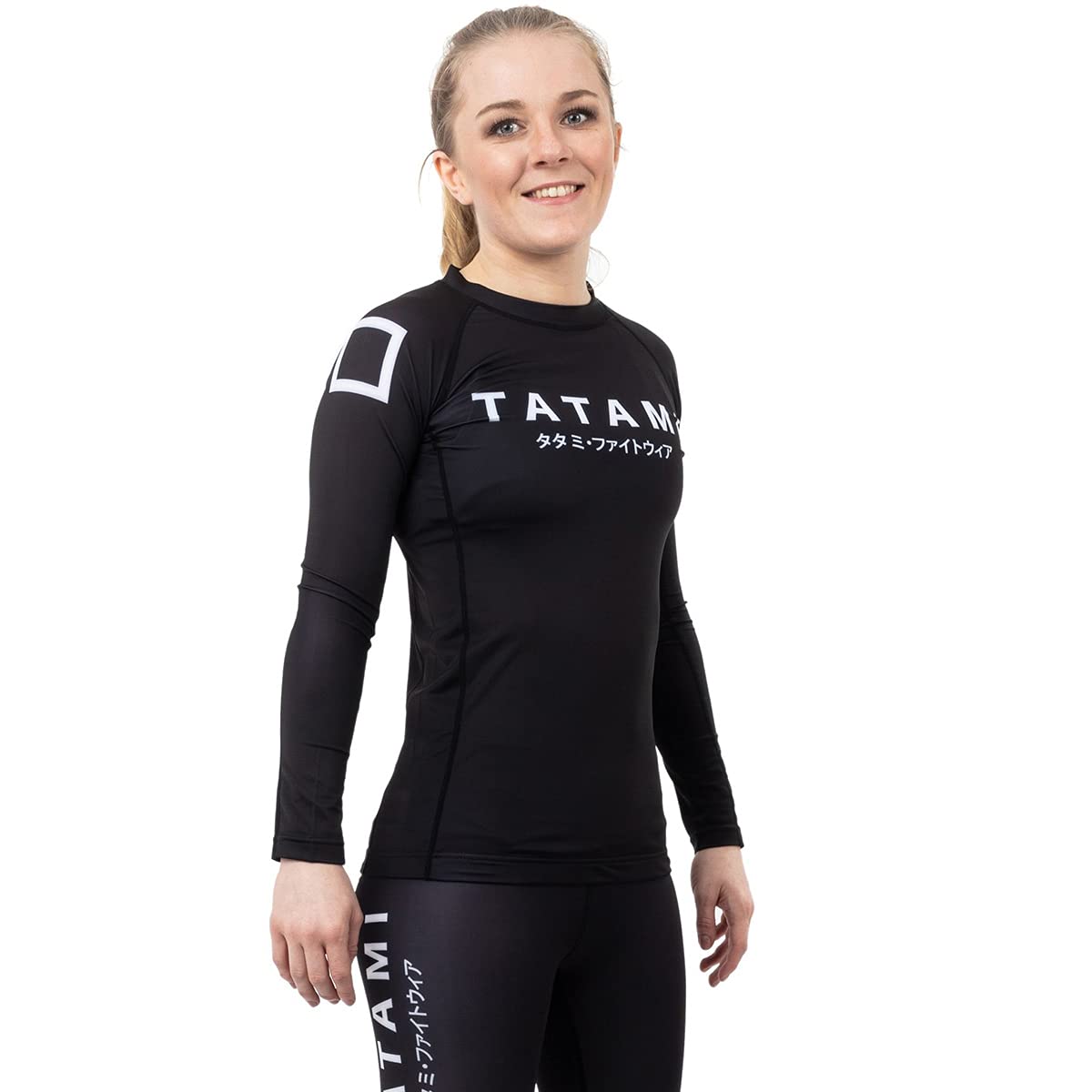 Tatami Fightwear Women's Katakana Long Sleeve Rashguard - Black