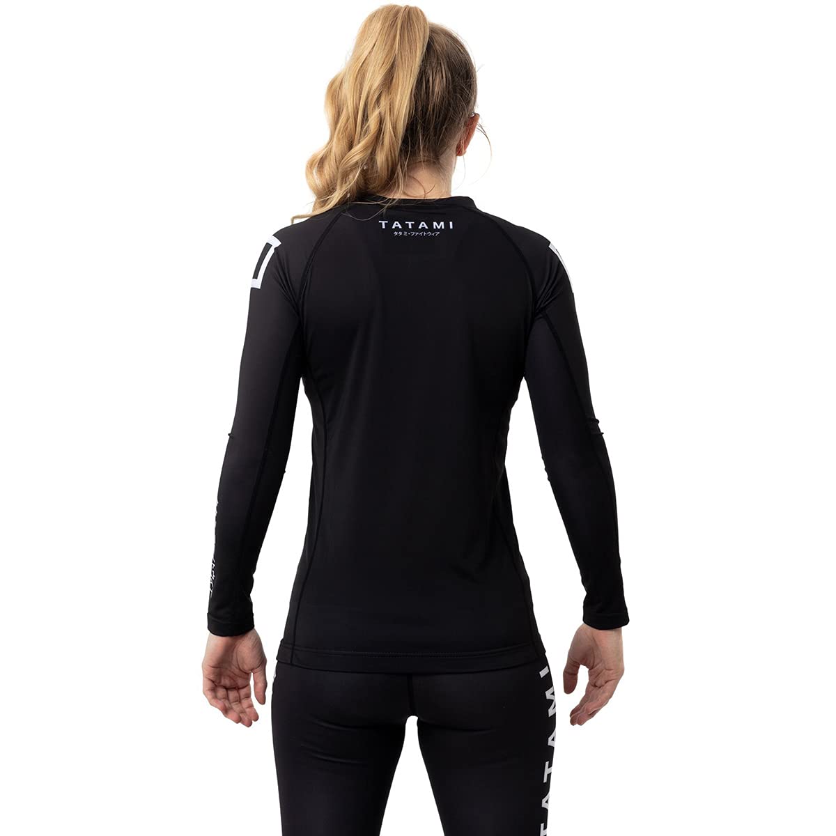 Tatami Fightwear Women's Katakana Long Sleeve Rashguard - Black