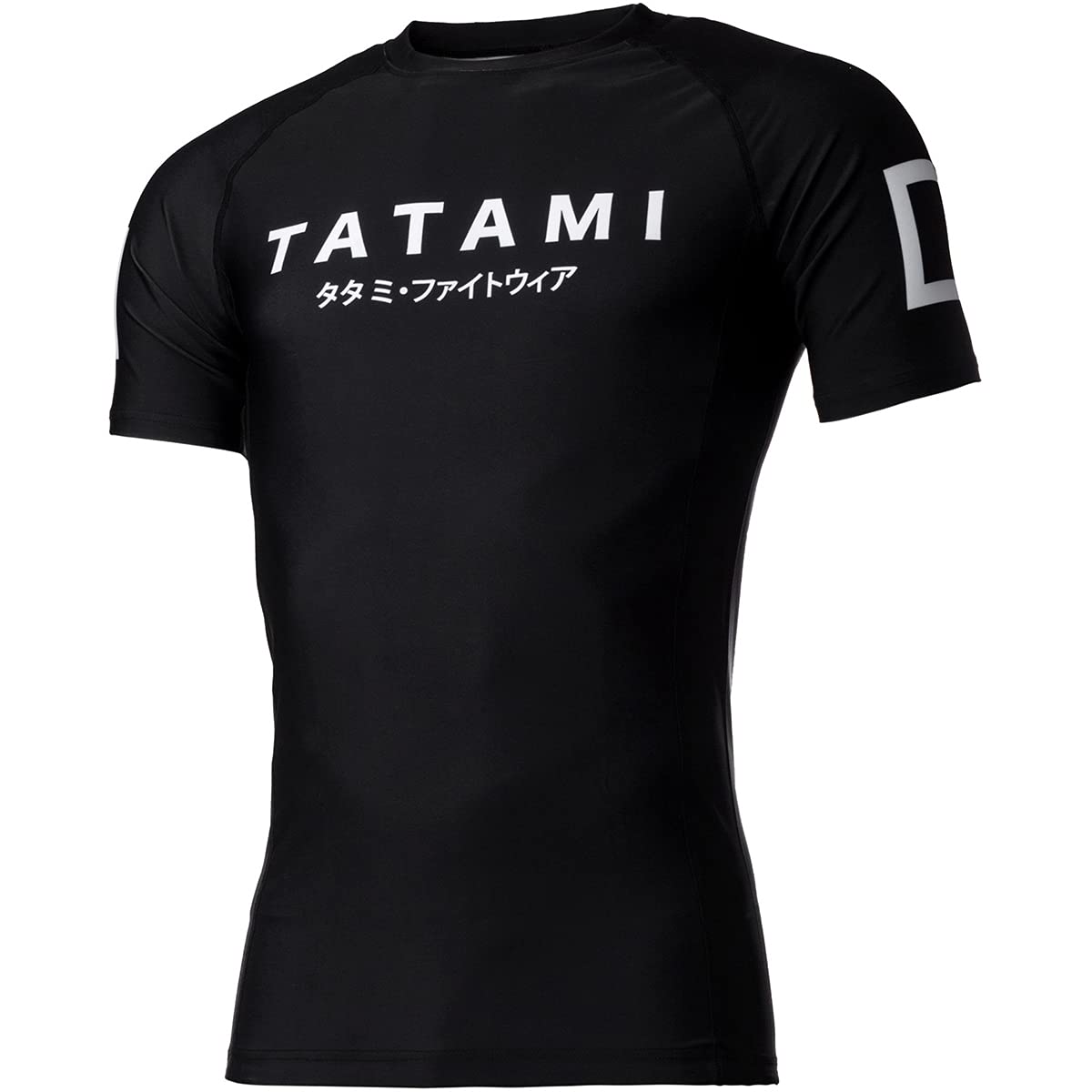 Tatami Fightwear Katakana Short Sleeve Rashguard - Black