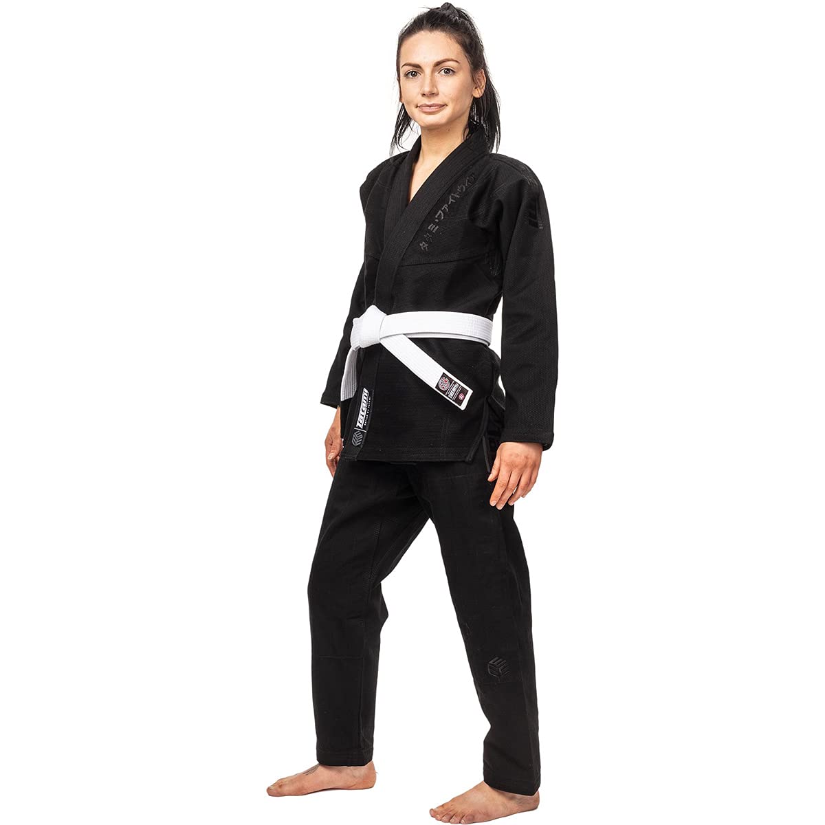 Tatami Fightwear Women's Estilo Black Label BJJ Gi - Black/Black