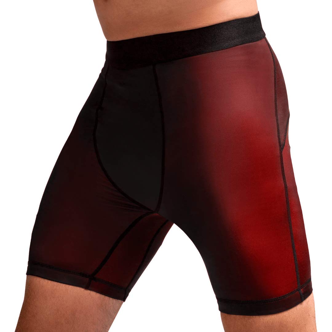 Hayabusa Geo Vale Tudo Shorts Men - Red