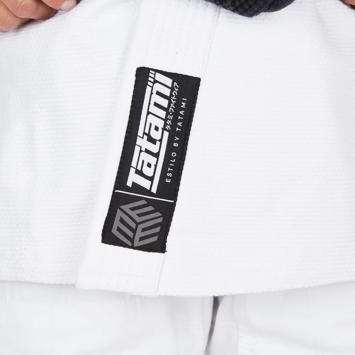 Tatami Fightwear Women's Estilo Black Label BJJ G - White/White