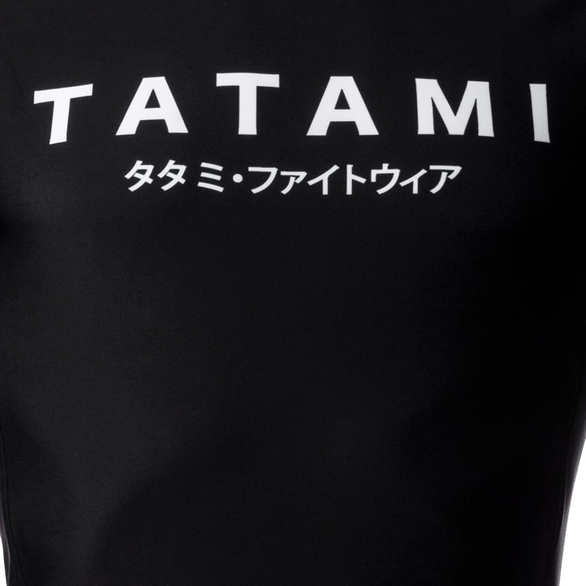 Tatami Fightwear Katakana Short Sleeve Rashguard - Black