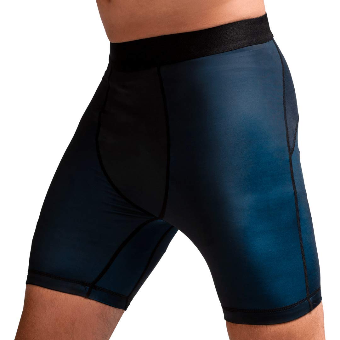 Hayabusa Geo Vale Tudo Shorts Men - Blue