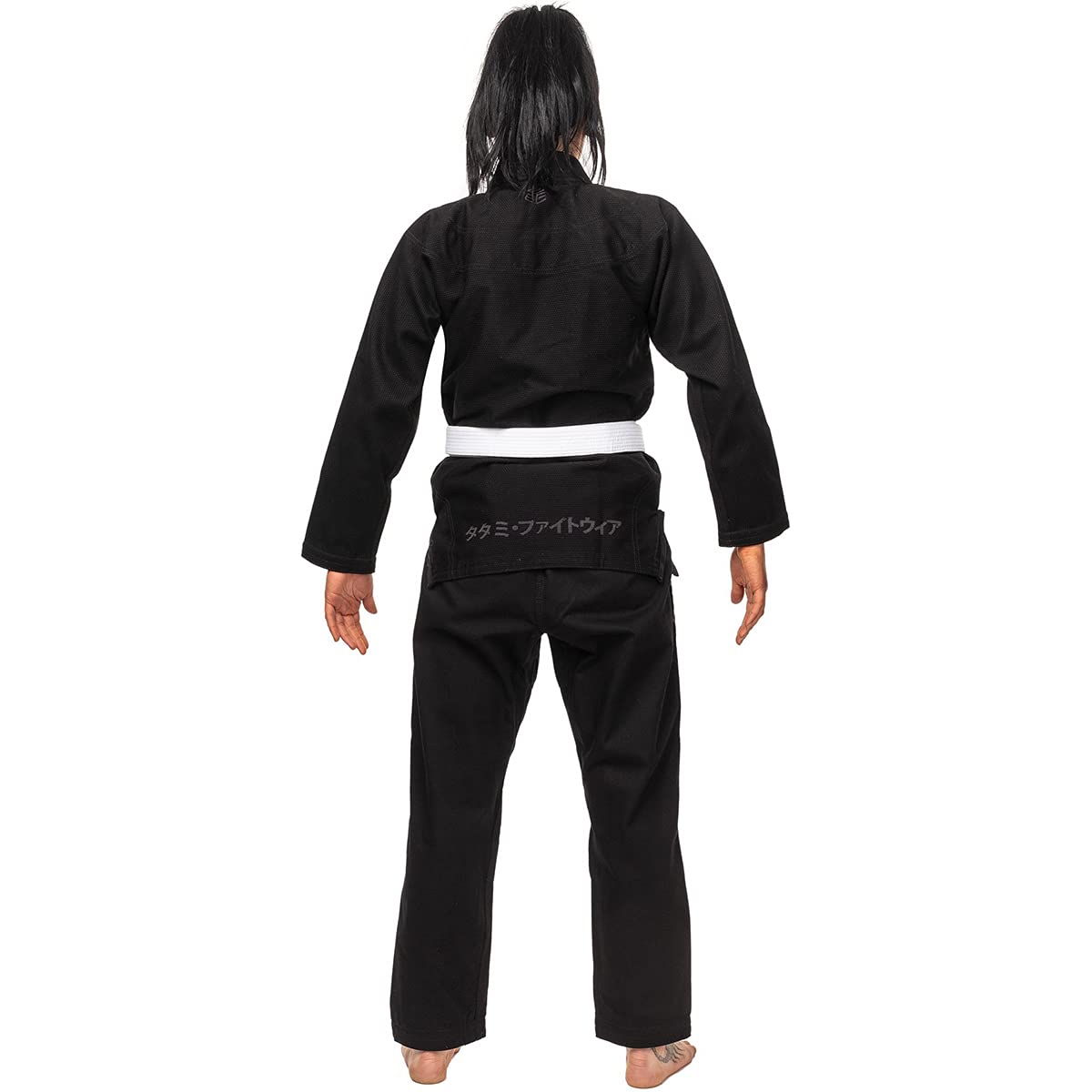 Tatami Fightwear Women's Estilo Black Label BJJ Gi - Black/Black