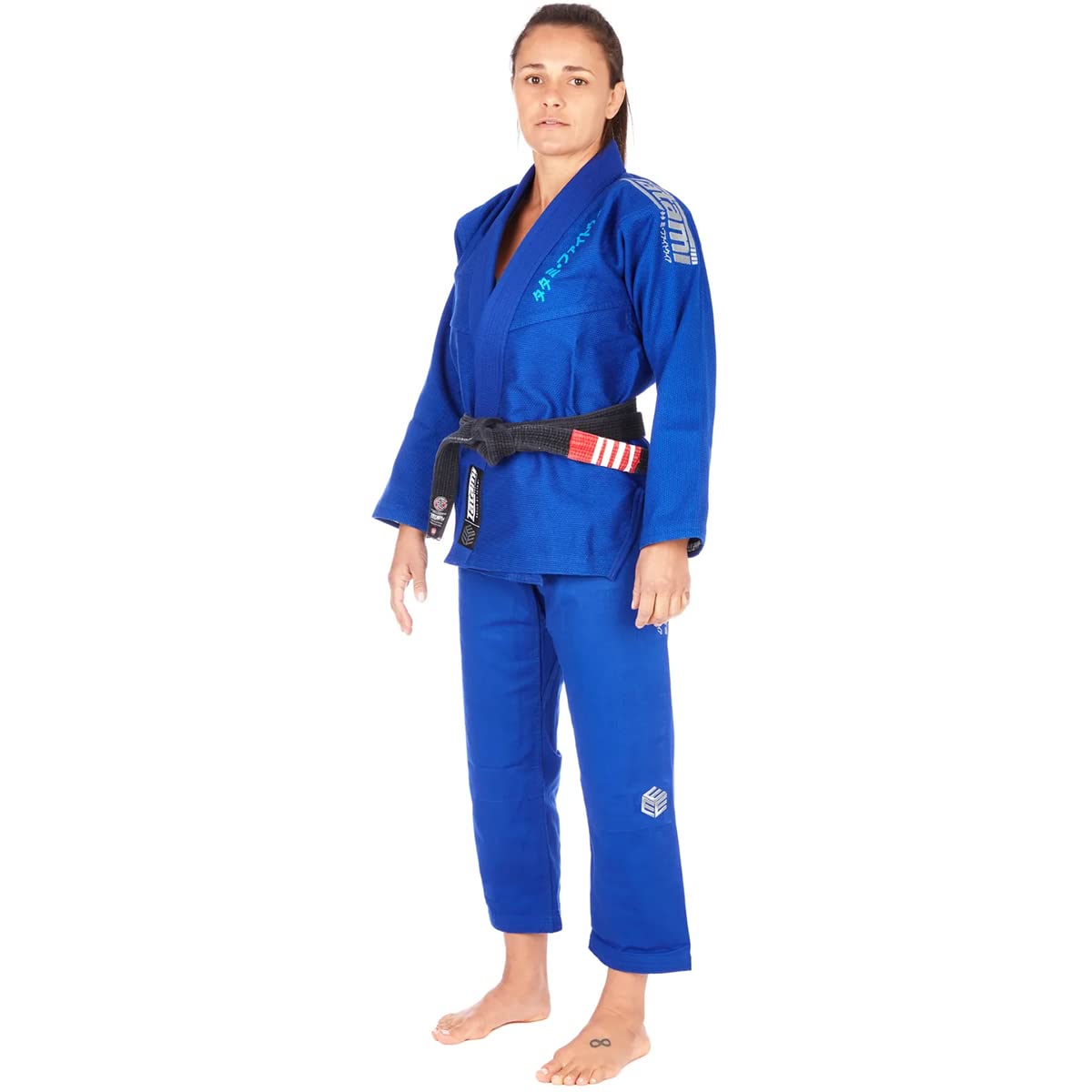 Tatami Fightwear Women's Estilo Black Label BJJ G - Gray/Blue