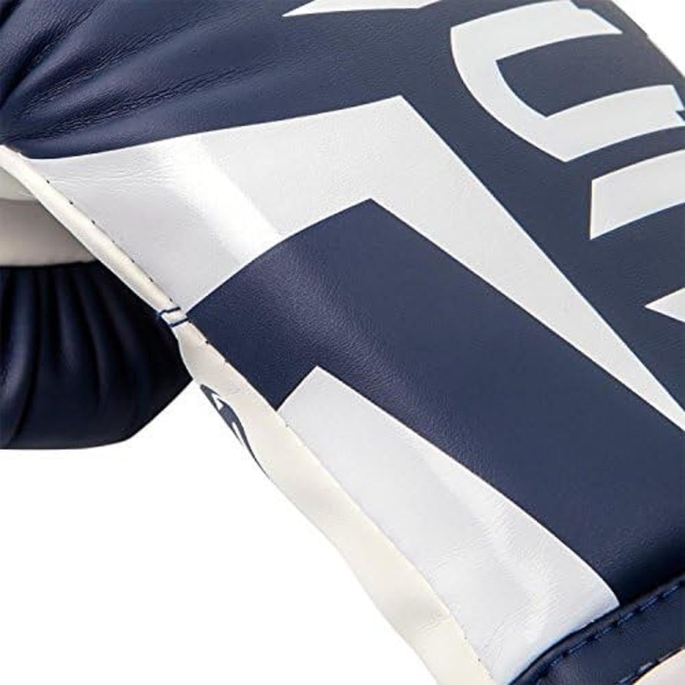 Venum Elite Standup Shin Guards - White/Navy Blue