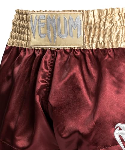 Venum Muay Thai Shorts Classic - Burgundy/Gold/White