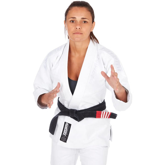 Tatami Fightwear Women's Estilo Black Label BJJ G - White/White