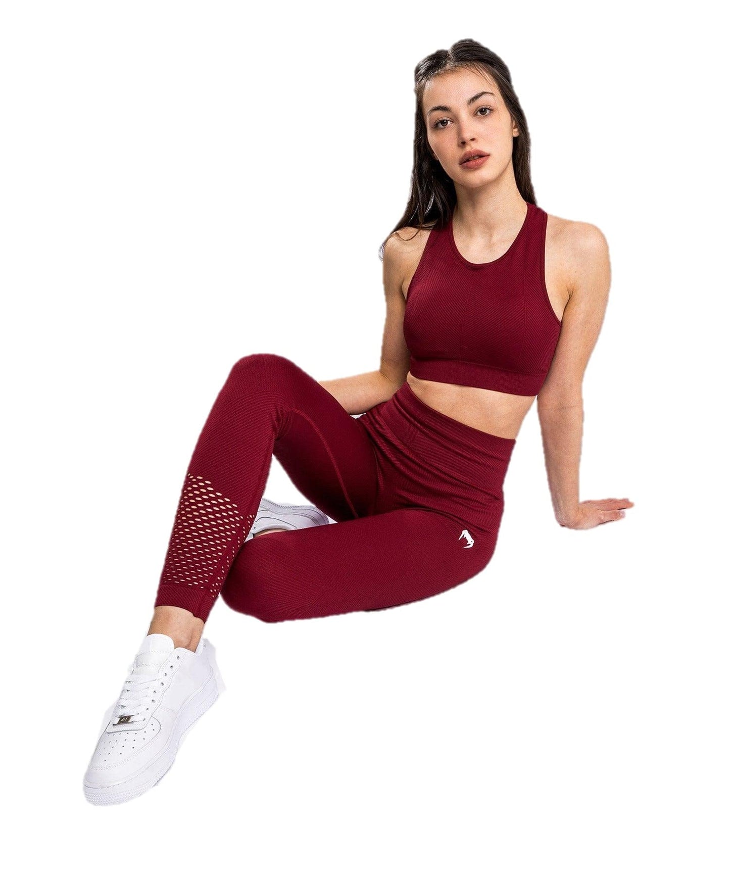 Venum Women's Standard Sparring Seamless Sport Bra - Burgundy