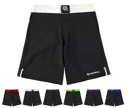 Sanabul Essential MMA Shorts | Men BJJ Shorts | Boxing Fight Grappling Shorts