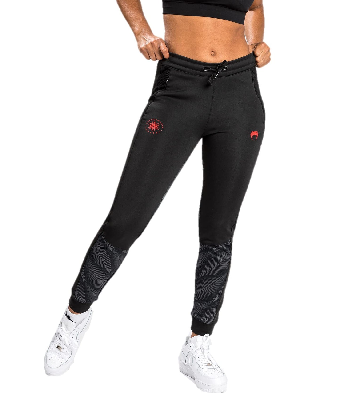 Venum Women's Standard Phantom Jogging Pants - Black/Red