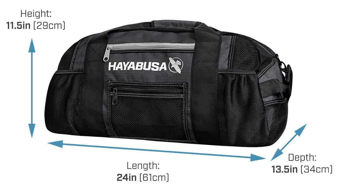 Hayabusa Ryoko Mesh Gear Bag - Black/Grey