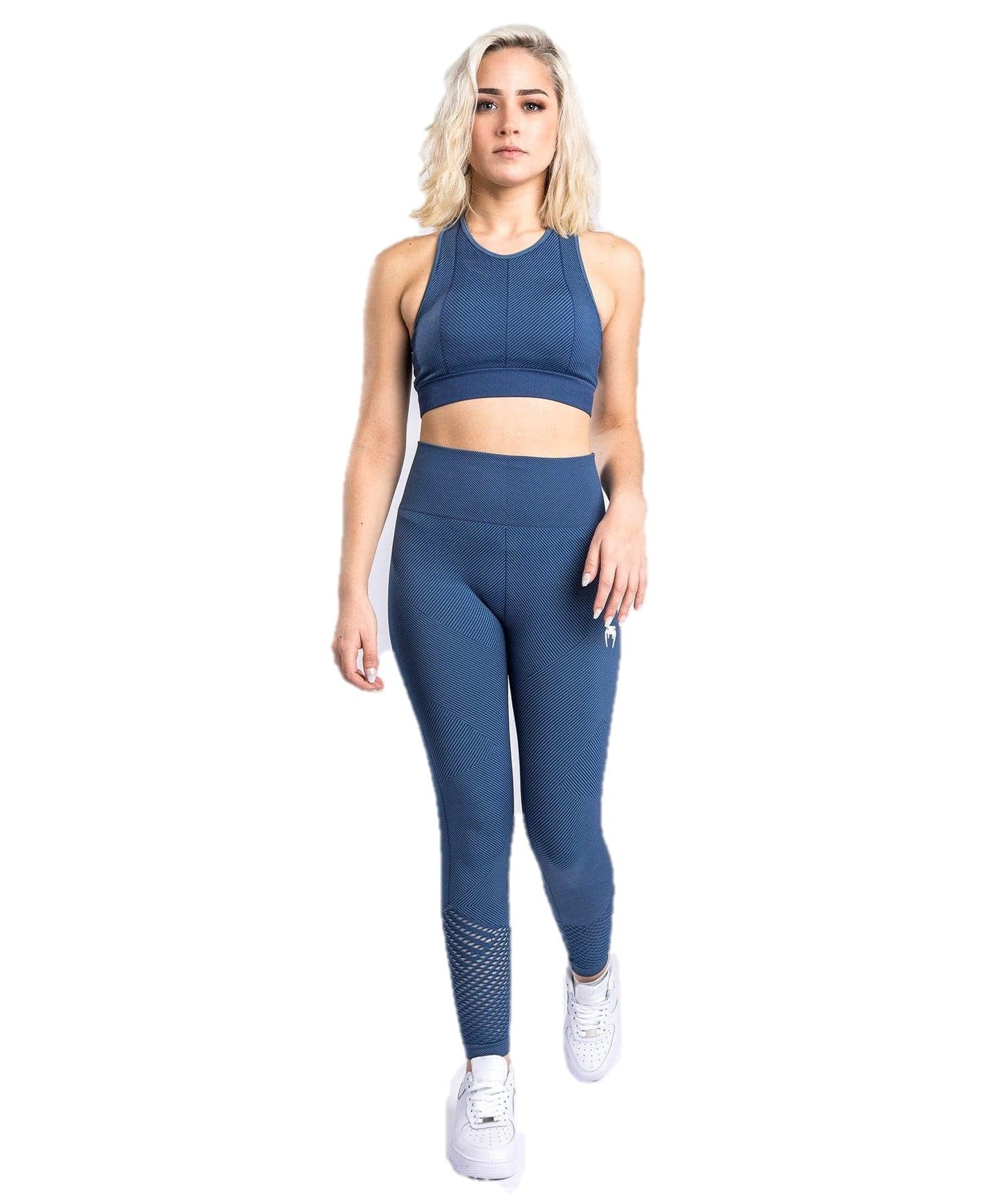 Venum Women's Standard Sparring Seamless 7/8 Leggings - Navy Blue