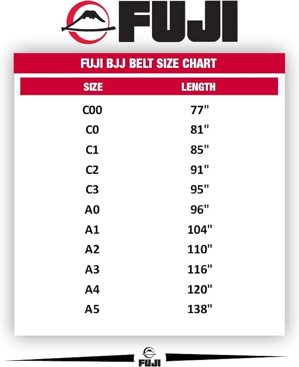 FUJI Premium Cotton Blend BJJ Belts