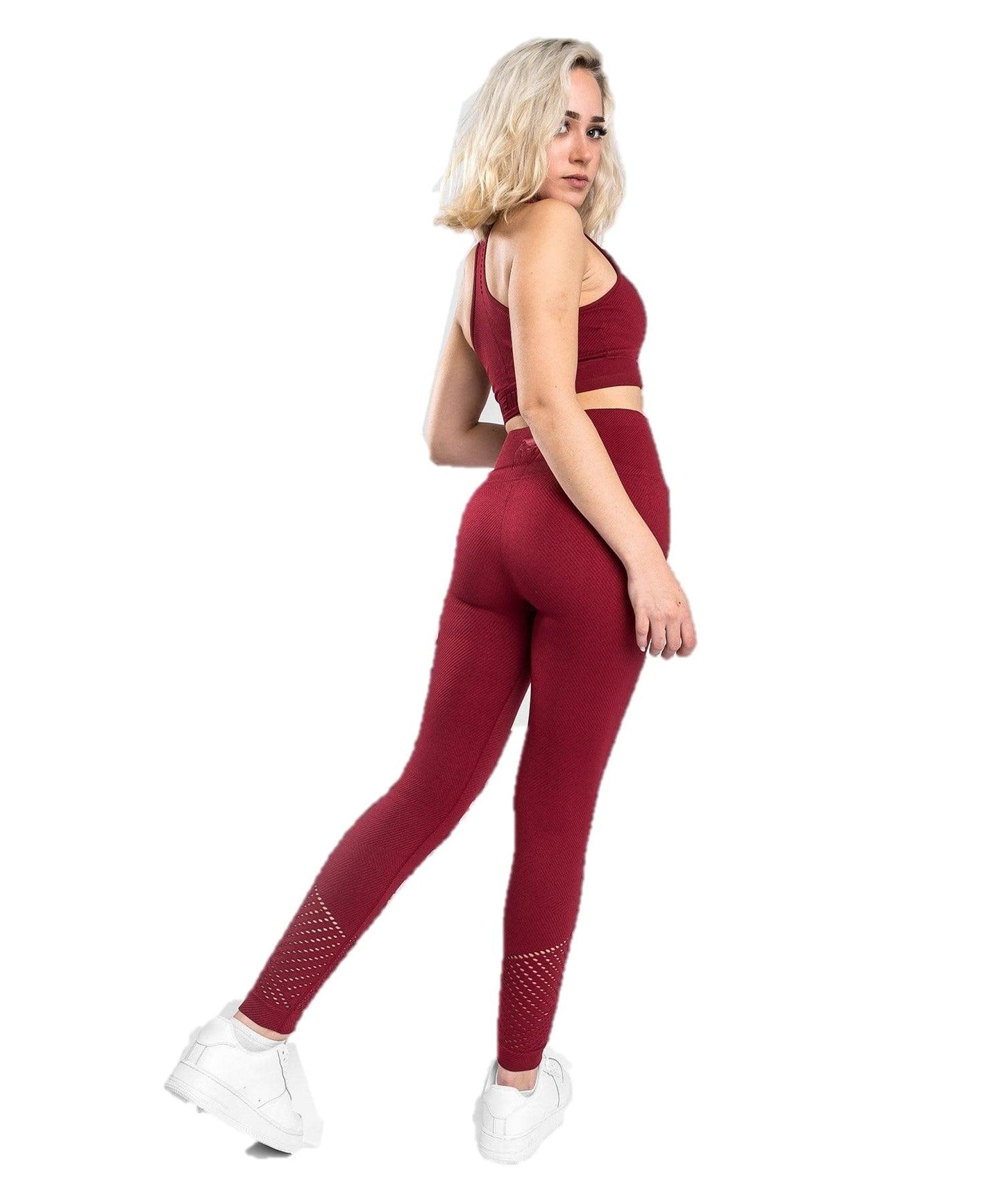 Venum Women's Standard Sparring Seamless 7/8 Leggings - Burgundy