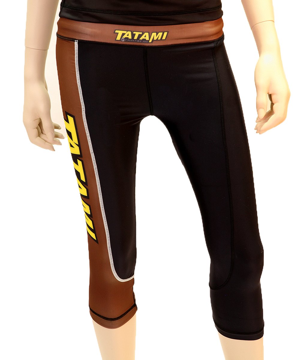 Tatami Fightwear Ladies IBJJF Grappling Tights - Brown