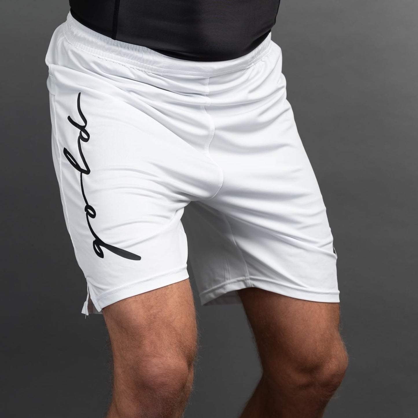 Gold BJJ Jiu Jitsu Shorts - White