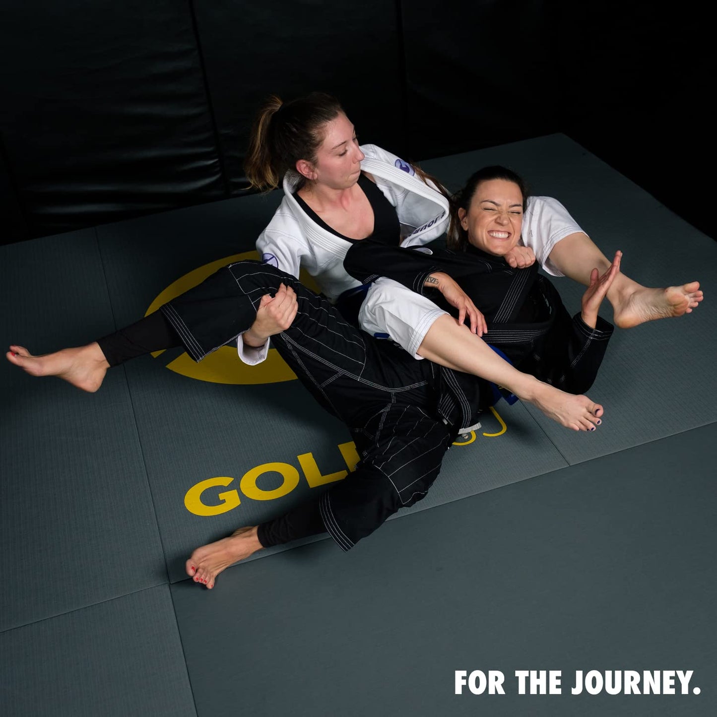 Gold BJJ Womens Aeroweave Jiu Jitsu Gi - Black