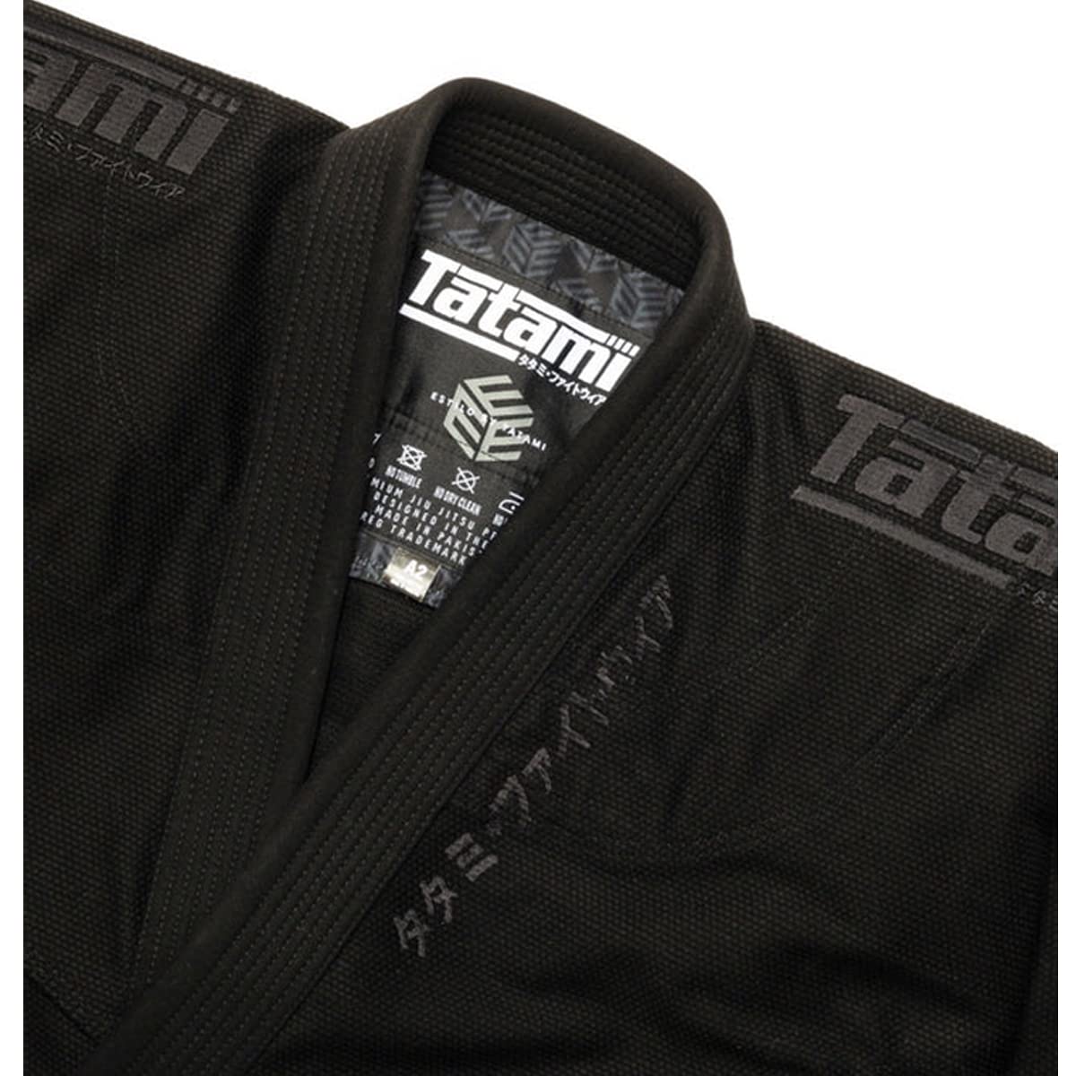 Tatami Fightwear Estilo Black Label BJJ Gi - Black/Black