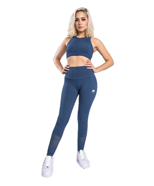 Venum Women's Standard Sparring Seamless 7/8 Leggings - Navy Blue