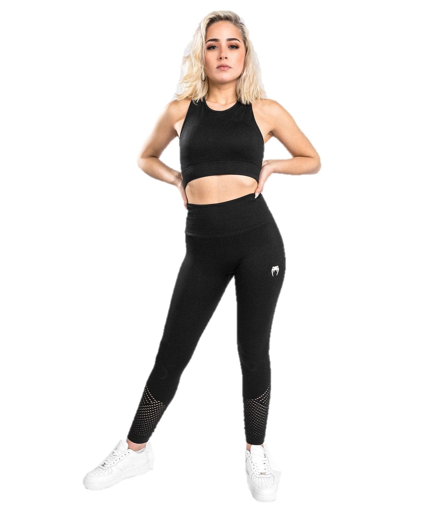 Venum Women's Standard Sparring Seamless 7/8 Leggings - Black