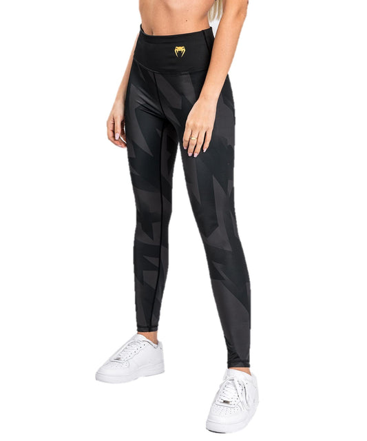 Venum Women's Standard Razor Leggings - Black/Gold